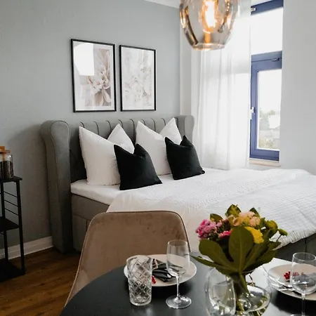 Apartmán Designoase Fuer 3 Mit Blick Auf Den Wismarer Hafen
